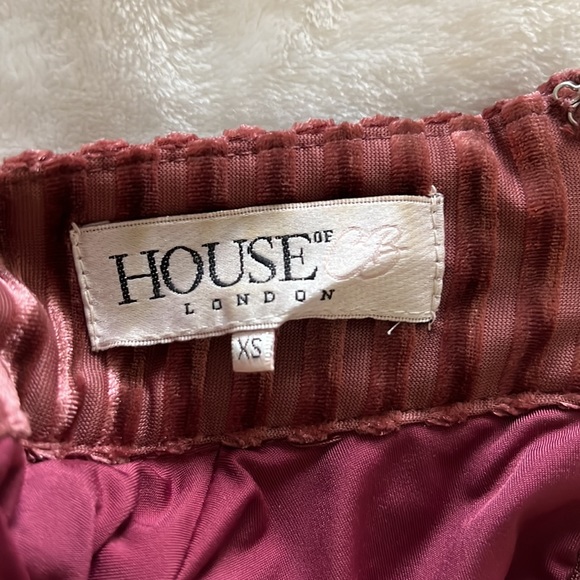 House of Cb CASADEI dust rose mini dress size XS - Picture 7 of 7